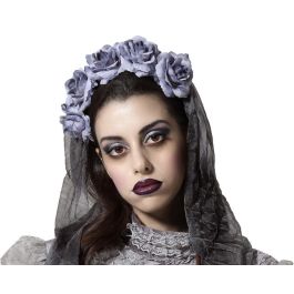 Diadema Halloween Novia Gris Mujer Adulto Precio: 3.3758998184999998. SKU: B14RSMAC37