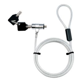 Logilink Cable antirrobo para portátil con cerradura de 2 llaves y cable de acero de 1.5 metros