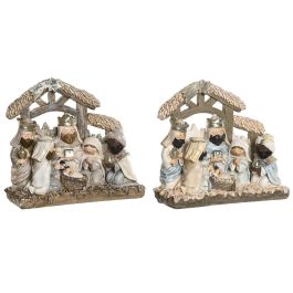 Belén de Navidad DKD Home Decor Azul Blanco Marrón Resina 20 x 7 x 17,5 cm (2 Unidades) Belén de Navidad DKD Home Decor Azul Blanco Marrón Resina 20 x 7 x 17,5 cm (2 Unidades)