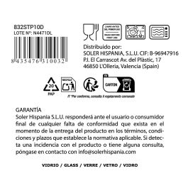 La Mediterranea Vaso Alto Sonella 430 cc Morado