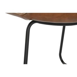 DKD Home Decor Silla de Estilo Colonial en Ecopiel y Metal - Medidas: 90 cm Alto x 71 cm Ancho x 49 cm Profundo DKD Home Decor Silla de Estilo Colonial en Ecopiel y Metal - Medidas: 90 cm Alto x 71 cm Ancho x 49 cm Profundo