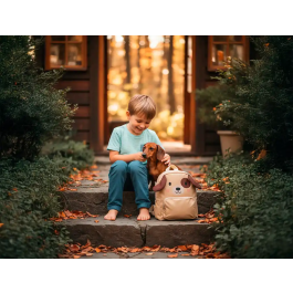 Imaginovo Mochila infantil Backpack Buddies perro dos compartimentos 280x90x200 mm