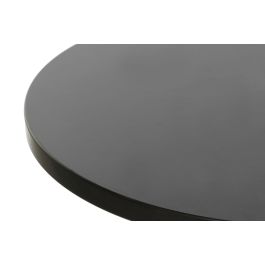 DKD Home Decor Mesa de Centro Moderna Marrón y Negro 76 x 64 x 116 cm de Metal, MDF y Mármol Desmontable