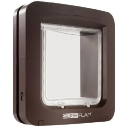 Sureflap Solapa Electrónica Grande Marrón para Gatos con Lector de Microchip y Modo "Toque de Queda" Precio: 159.89000016. SKU: B18AYDK4X2