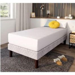 Dodo DOD3609251731755 Funda Nórdica Algodón Blanca 90x190 cm con 32 cm Corte, Hecha en Francia