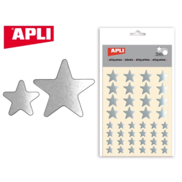 Apli Gomets Estrella Plata Bolsa con 120 Unidades para Manualidades Adhesivas Precio: 1.68999974. SKU: B1J6LGRAVG
