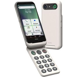 Doro A20 Aurora bone Smartphone 64GB 4GB RAM Android 14 Negro/Blanco Pantalla 4.5" Cámara 13MP IP54