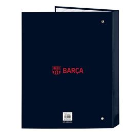 Carpeta de anillas F.C. Barcelona Azul marino A4 (26.5 x 33 x 4 cm)