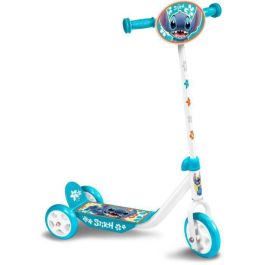 Patinete de 3 ruedas - DISNEY - STITCH - Regulable en altura - Amplia plataforma antideslizante - Asas antipellizcos