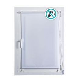 Stor Planet Estor enrollable Clip&fix 120x180cm blanco nieve
