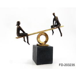 DKD Home Decor Figura Decorativa Moderna Personas Columpio Resina y Metal Negro Dorado 9x27.5x27 cm para Hogar Precio: 45.69000051. SKU: S3039615