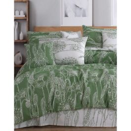 Juego de cama ASI8684282608837 - 1 funda nórdica 220x240 cm + 2 fundas de almohada 60x60 cm - 100% algodón reforzado - Verde