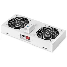 Digitus Unidad de ventilación de techo para carcasa de pared 19", 2 ventiladores, 276 m³/h, gris Precio: 156.50000003. SKU: B1ELAWL3BX