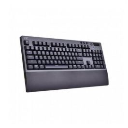 Thermaltake W1 Wireless - Teclado Mecánico Gaming Inalámbrico (USB + RF Wireless + Bluetooth) Español Negro con Descansamuñecas