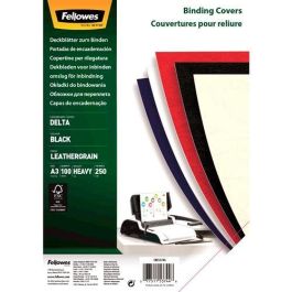 Fellowes Portadas Encuadernación A3 Cartón 250 gr Símil Piel Delta Cuero Fsc Negro Pack 100 Ud Precio: 33.4999995. SKU: S8425908