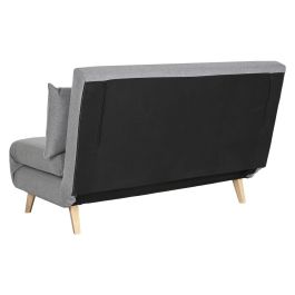 Sofa Cama Urban DKD Home Decor Gris Claro Natural 91 x 78 x 120 cm