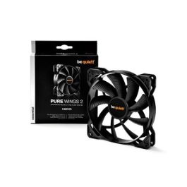 be quiet! Pure Wings 2 Ventilador 140mm PC - 104 m³/h Flujo de Aire, 18.8 dB Bajo Ruido, Negro, 3-Pin, para Caja de Ordenador
