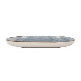 Fuente Ovalada Swirl Nordic Brillo 20x13x2 cm - Inde (24 Unidades) Fuente Ovalada Swirl Nordic Brillo 20x13x2 cm - Inde (24 Unidades)