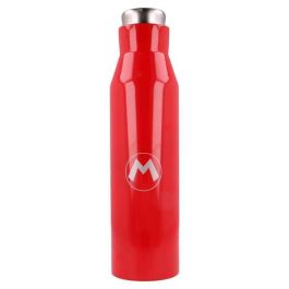 Botella termo de acero inoxidable super mario 580 ml. Botella termo de acero inoxidable super mario 580 ml.