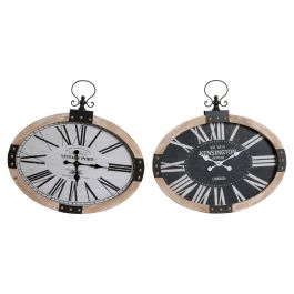 Reloj Pared Cottage DKD Home Decor Negro Beige 6.5 x 58 x 58 cm (2 Unidades) Precio: 98.78999988. SKU: S3016687