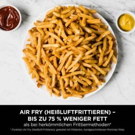 Ninja Freidora de Aire Foodi AF200EU Doble Depósito 7,6 L 2400W 4 Programas de Cocción