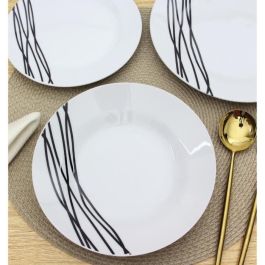 Servicio de porcelana ETNICA de 18 piezas - Blanco Servicio de porcelana ETNICA de 18 piezas - Blanco