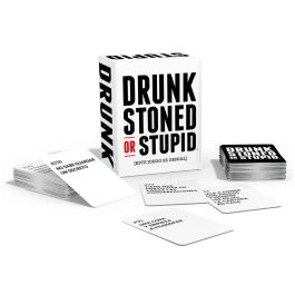 Cojones Games Drunk, Stoned or Stupid - Juego de Cartas Party Game para Adultos +18 Español 4+ Jugadores
