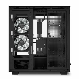 Sharkoon Rebel C60 Caja de Ordenador Midi Tower Negra, Compatible con Fuentes ATX y Espacio para Discos HDD 3.5"/SSD 2.5"