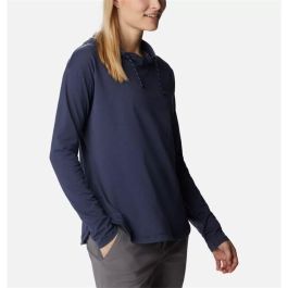Sudadera sin Capucha Mujer Columbia Sun Trek™ Eu Hooded Azul marino