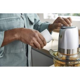 Kenwood CHP62.400SI Robot Multifunción de Cocina, 500W de Potencia, Capacidad Total de 1.2 Litros, 2 Velocidades y Accesorios Variados