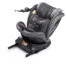Babyauto BAB8435593703373 Silla de coche Grupo 0/1/2/3 I-Size Plus 40-150 cm Isofix Giratoria Reclinable Reductor Gris