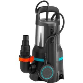 Gardena 25000 Bomba de Aguas Residuales, Caudal 25000 l/h, 1100W, Paso de Partículas 38 mm, Aquasensor