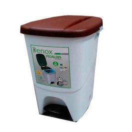 Papelera Con Pedal 25 L Blanco-Marron Papelera Con Pedal 25 L Blanco-Marron Precio: 16.50000044. SKU: B1GSDYKJR4