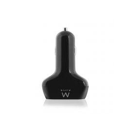 Ewent Cargador Coche USB 4 Puertos EW1354 9.6A para Teléfonos y Tabletas