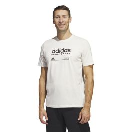 Camiseta de Manga Corta Hombre Adidas Lounge Blanco M