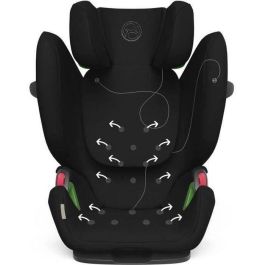 Cybex Pallas G - I -I -Auto Siege - Road Face - 16 meses a los 12 años - 1/2/3 Grupo - 76 a 150 cm - Negro