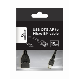 GEMBIRD Cable USB A - Micro-USB B OTG, USB 2.0, 0.15m, Negro Precio: 4.49999968. SKU: B1DQRZSKC4