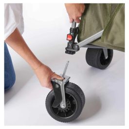 Coleman Ultimate Terrain Bollerwagen 2226531 - Carro de Transporte Plegable, Verde, 180 kg de Carga, 132 L