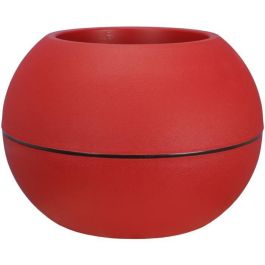 Riviera maceta bola de granito rojo, diámetro 40 cm Riviera maceta bola de granito rojo, diámetro 40 cm