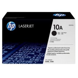 HP 10A Cartucho de Tóner Negro Original para Impresoras LaserJet, ideal para empresas y oficinas de alto volumen