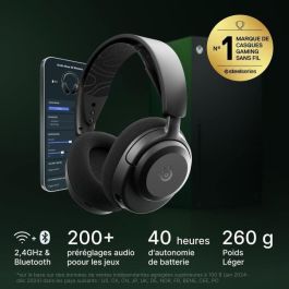 SteelSeries AAATQ03452 Auriculares Inalámbricos Gaming Arctis Nova 3XW Xbox, 2.4 GHz, 40h Batería