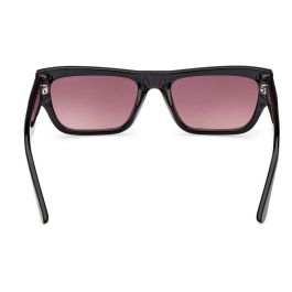 Guess Gafas GU7902 01T Gafas de Sol Mujer Rectangulares Negras Burdeos Degradado 140 mm