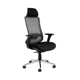 Rocada Silla de Dirección Premium 24 Horas Respaldo Malla Asiento Tela Negro Brazos 4D Ajustables Reposacabezas Sincro Rocada Silla de Dirección Premium 24 Horas Respaldo Malla Asiento Tela Negro Brazos 4D Ajustables Reposacabezas Sincro