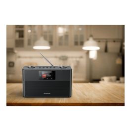 Kenwood CR-ST100S-B Radio Internet Digital con DAB+/FM, Bluetooth, Wi-Fi, Spotify, Altavoces, Pantalla TFT 2.3", Mando a Distancia, Negro