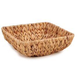Centro de Mesa Cuadrado Giftdecor Paja 26x26x8 cm Marrón (12 Unidades) Centro de Mesa Cuadrado Giftdecor Paja 26x26x8 cm Marrón (12 Unidades)