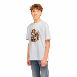 Camiseta de Manga Corta Niño Jack & Jones Joranatomy Skull Ss Crew Neck S