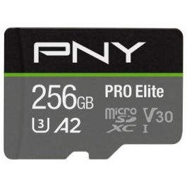 PNY P-SDU256V32100PRO-GE Tarjeta MicroSDXC 256 GB Clase 10 UHS-I U3 V30 100 MB/s Lectura 90 MB/s Escritura
