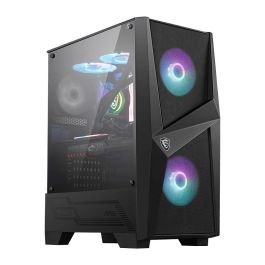 MSI FORGE 100R Caja de PC Midi Tower Negra con Ventana Lateral e Iluminación RGB Precio: 105.68999947. SKU: S7115761