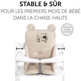 Hauck HAU1732165483954 Cojín para Trona Alpha Antideslizante Winnie the Pooh Beige