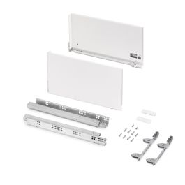 Emuca Cajón exterior Vertex 3D 60kg de altura 242mm, profundidad 450mm, Acero, Pintado blanco Precio: 50.88999971. SKU: B15DV5B4TY